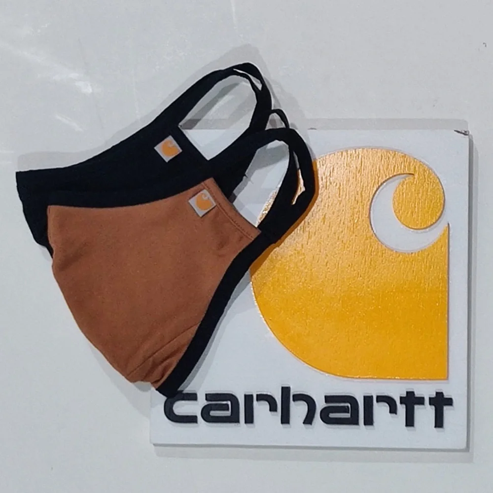 Carhartt Cotton Blend Face Mask! Black Unisex- OSFA -